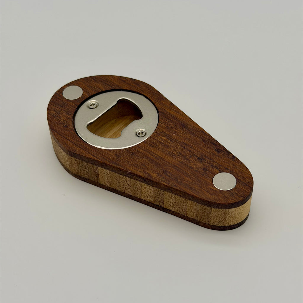 Bamboo Magnetic Bottle Opener