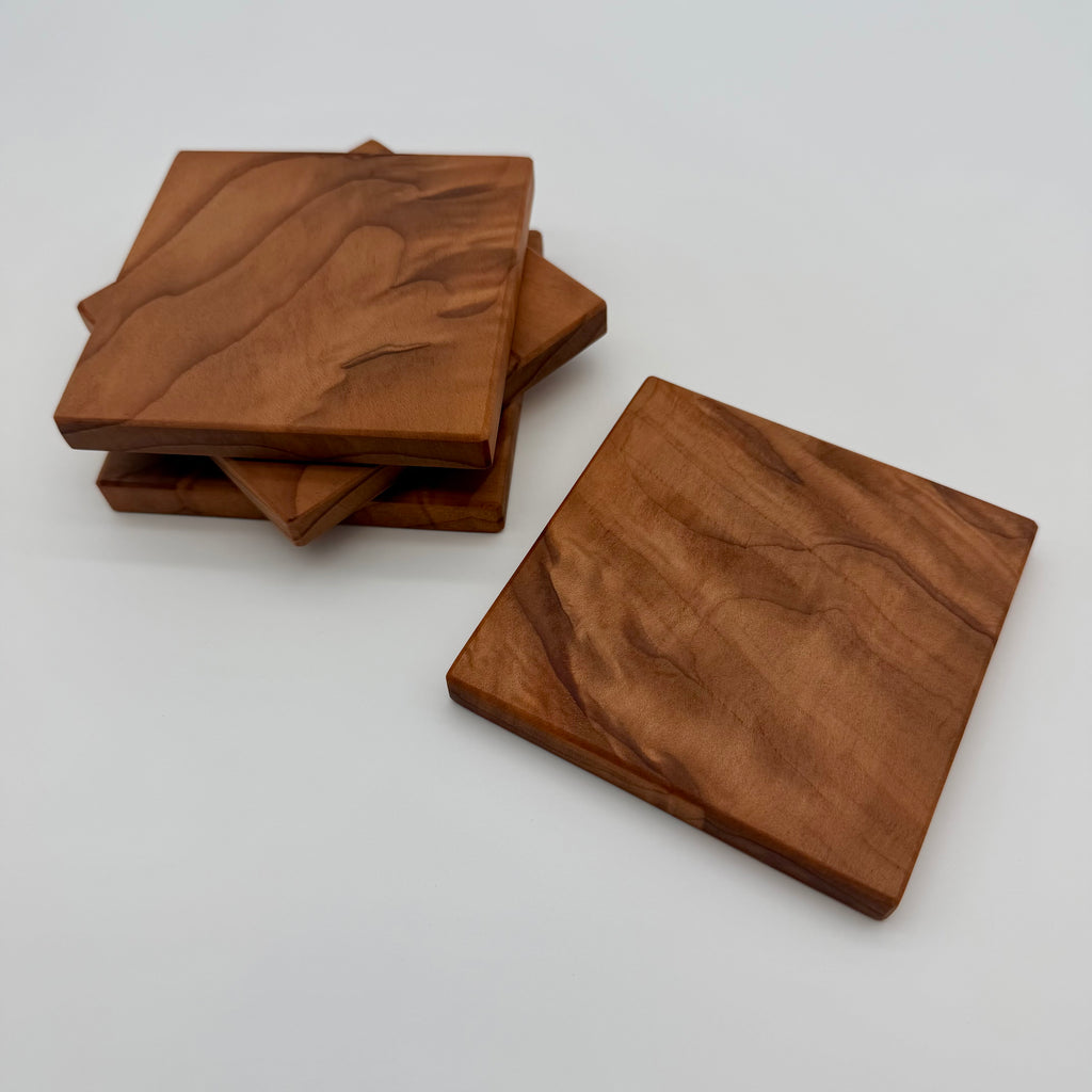 Old Growth Redwood Coasters (4 Pack)