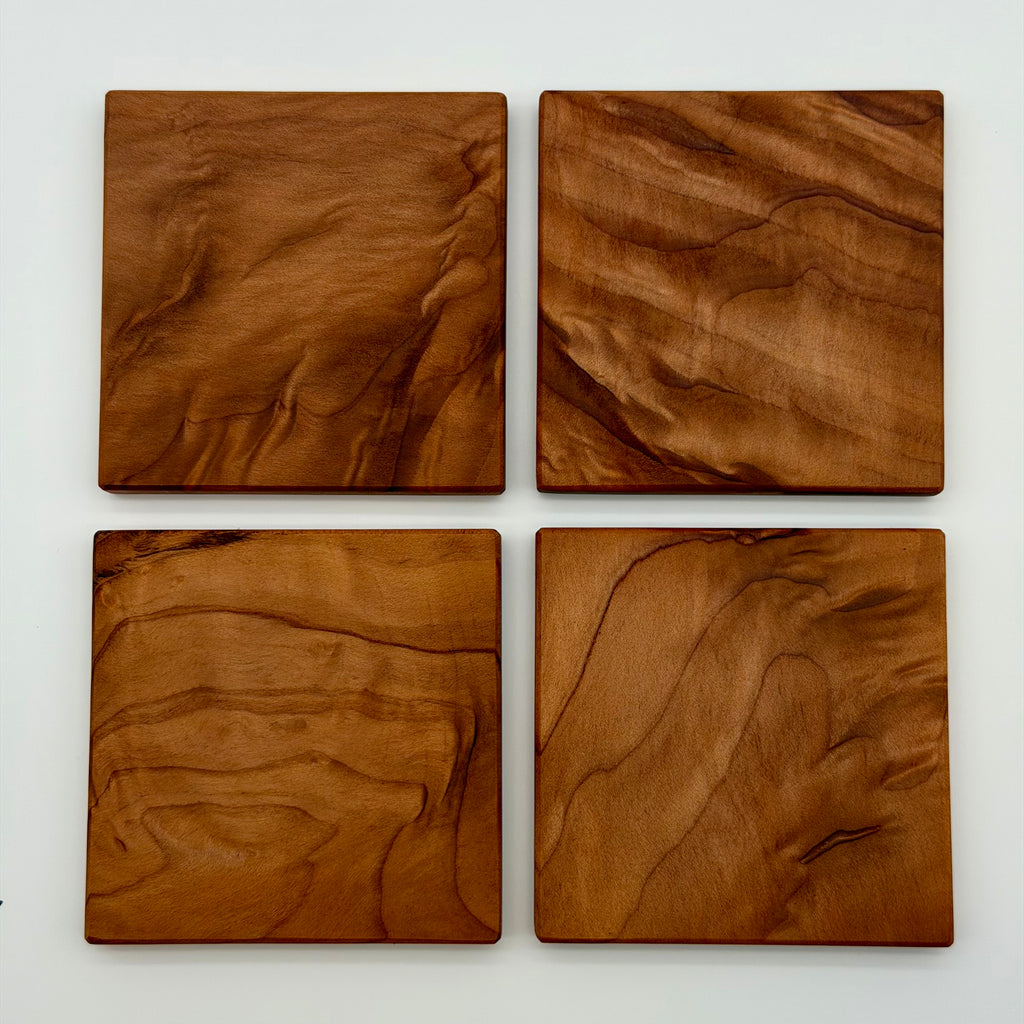 Old Growth Redwood Coasters (4 Pack)